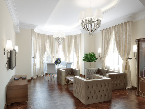Фото из портфолио Коттедж в Троицке – фотографии дизайна интерьеров на INMYROOM