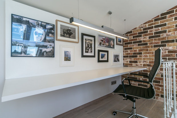 Фотография: Офис в стиле Лофт, Скандинавский, Современный, Гостиная, Интерьер комнат, Дачный ответ – фото на INMYROOM