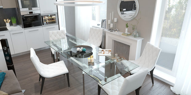 Фото из портфолио Квартира, 115 м2 – фотографии дизайна интерьеров на INMYROOM