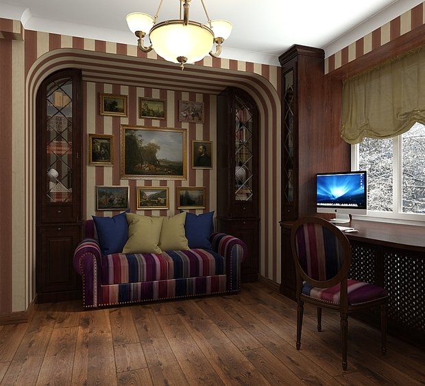 Фото из портфолио Кабинет – фотографии дизайна интерьеров на INMYROOM