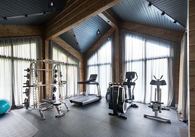 Фото из портфолио Баня из клееного бруса 195 м2  – фотографии дизайна интерьеров на INMYROOM