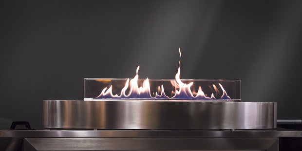 Фото из портфолио Автоматический биокамин Decoflame Denver Ellipse – фотографии дизайна интерьеров на INMYROOM