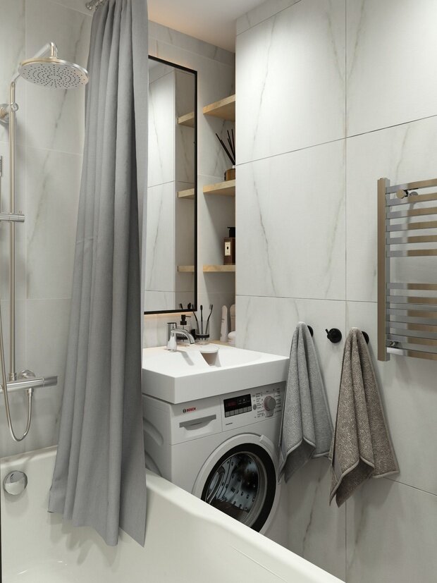 Фото из портфолио Свиблово 51 кв.м. – фотографии дизайна интерьеров на INMYROOM