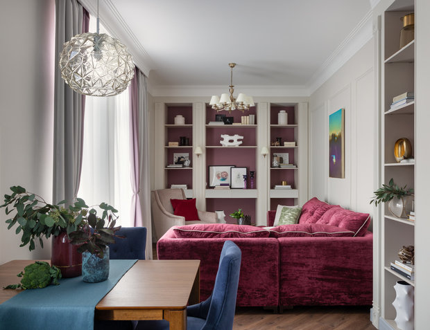 Фото из портфолио Красочный проект Варшавка – фотографии дизайна интерьеров на INMYROOM