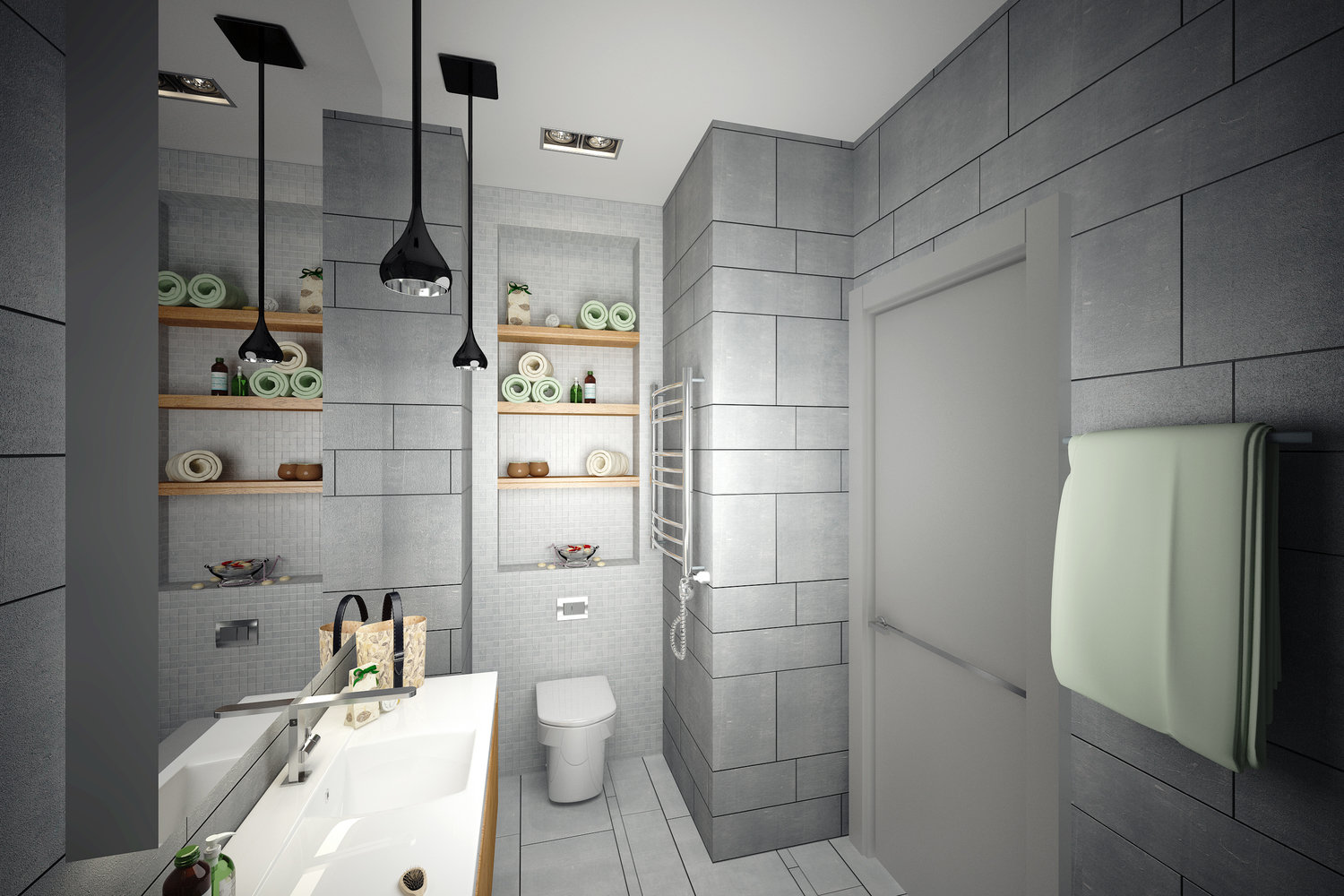 Фотография: Ванная в стиле Лофт, Квартира, Дома и квартиры, Проект недели – фото на INMYROOM