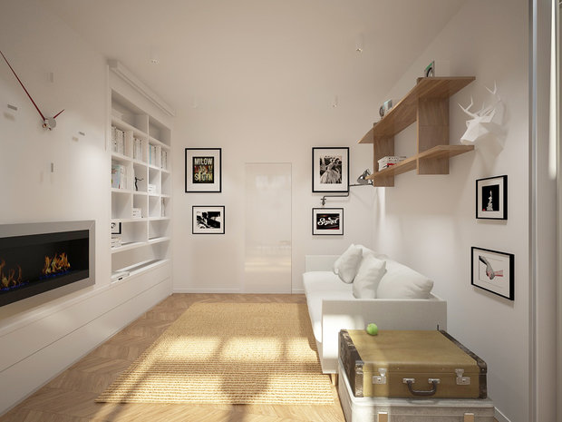 Фотография: Гостиная в стиле Скандинавский – фото на INMYROOM