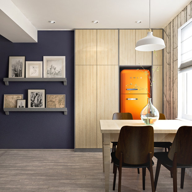 Фото из портфолио LOFT в однокомнатной хрущевке – фотографии дизайна интерьеров на INMYROOM