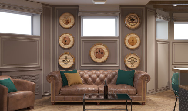 Фотография: Гостиная в стиле Лофт, Современный, Эклектика, Дом, Проект недели, Балашиха, 4 и больше, Более 90 метров, Deus of House – фото на INMYROOM