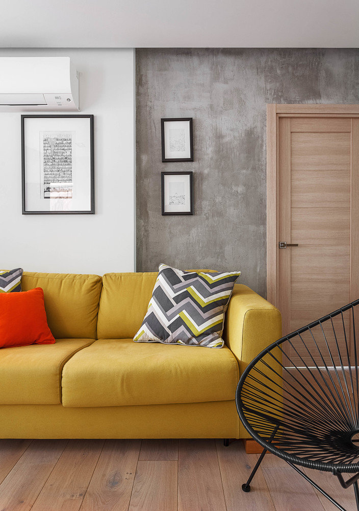 Фотография: Гостиная в стиле Современный, Квартира, Проект недели, Москва, ИКЕА, Мила Титова, П44т – фото на INMYROOM