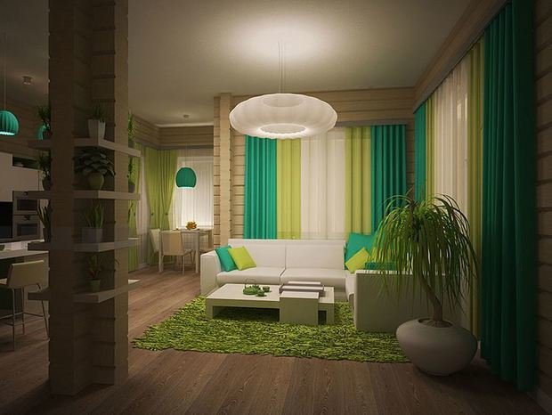 Фото из портфолио Дом "Яркие краски лета". – фотографии дизайна интерьеров на INMYROOM