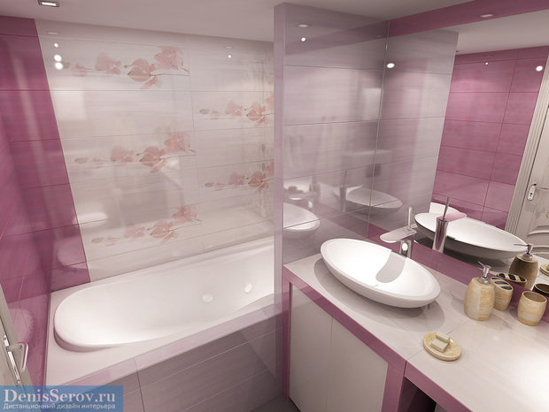 Фото из портфолио Ванная комната в загородном доме, современная классика – фотографии дизайна интерьеров на INMYROOM