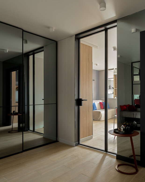 Фотография: Прихожая в стиле Современный, Квартира, Проект дня, Пенза, 2 комнаты, 60-90 метров, Ольга Писарькова – фото на INMYROOM