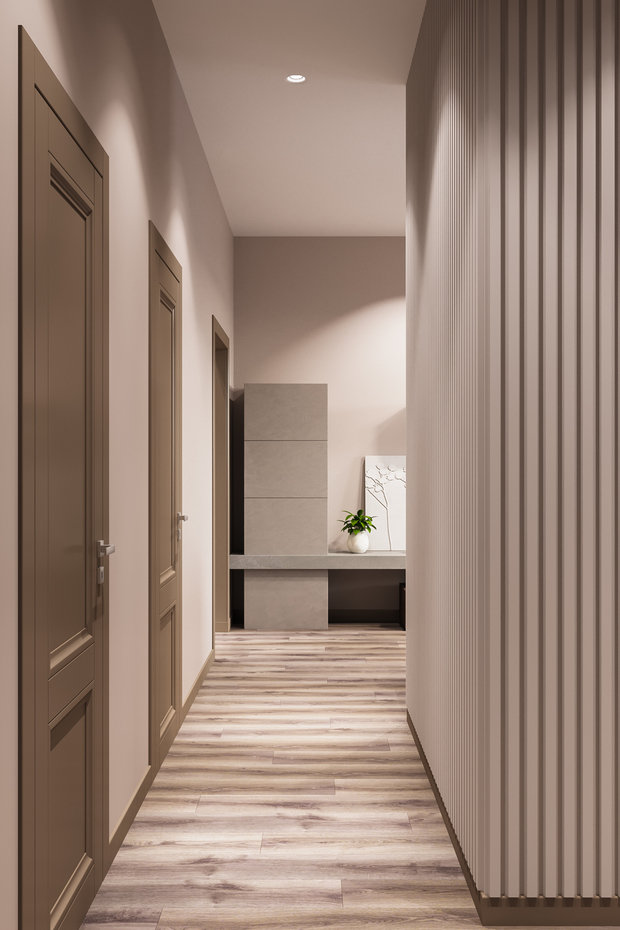 Фото из портфолио Квартира 90 кв.м. в современном стиле в ЖК Дом в Мнёвниках – фотографии дизайна интерьеров на INMYROOM