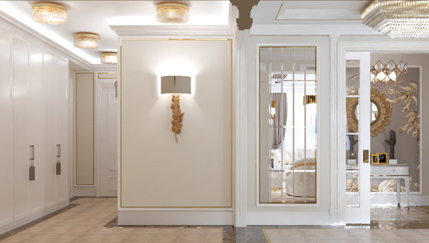 Фото из портфолио Неоклассика. – фотографии дизайна интерьеров на INMYROOM