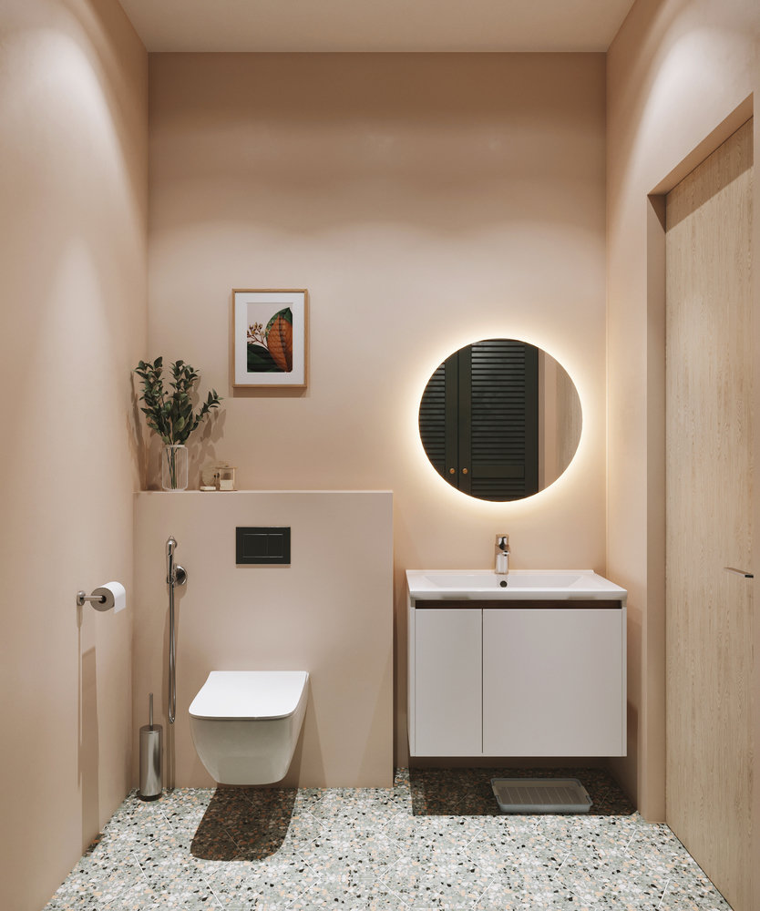 Фотография: Ванная в стиле Современный, Восточный, Эклектика, Квартира, Проект недели, Москва, Эко, 3 комнаты, 60-90 метров, Дарья Фидоренко – фото на INMYROOM Фотография: Ванная в стиле Современный, Восточный, Эклектика, Квартира, Проект недели, Москва, Эко, 3 комнаты, 60-90 метров, Дарья Фидоренко – фото на INMYROOM