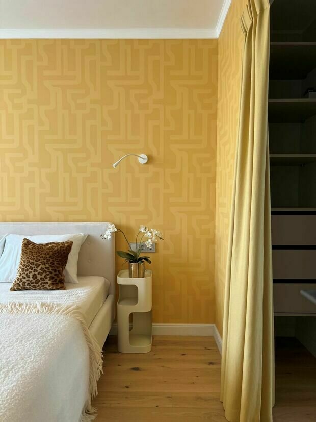 Фотография: Спальня в стиле Современный, Эклектика, Проект недели, Москва, 2 комнаты, 40-60 метров, Ольга Зарецких – фото на INMYROOM