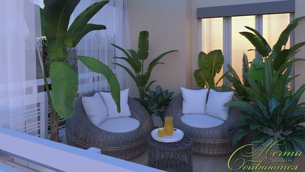 Фото из портфолио Терраса в Сочи – фотографии дизайна интерьеров на INMYROOM