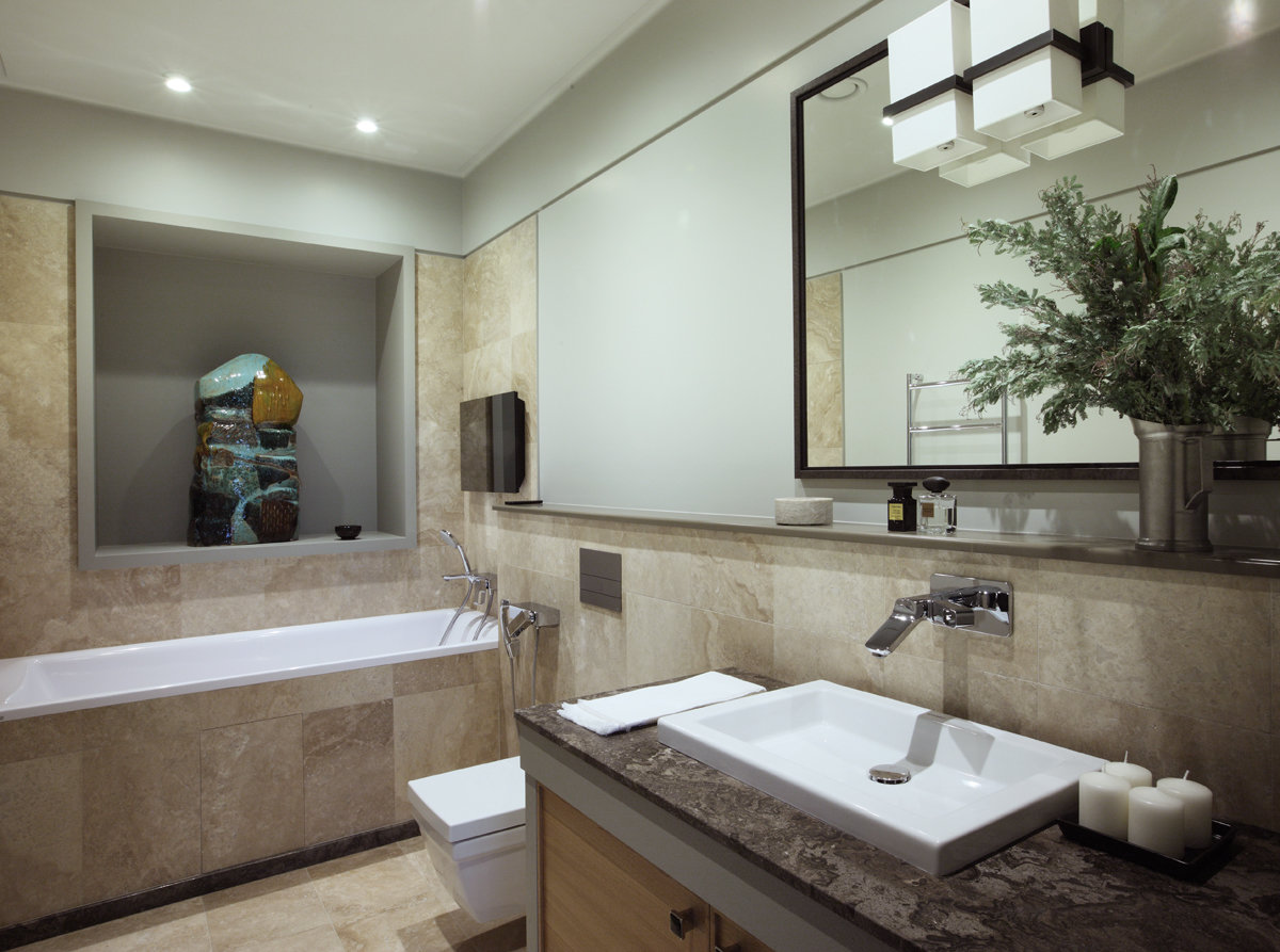 Фотография: Ванная в стиле Современный, Эклектика, Квартира, Проект недели, Москва, новостройка, Монолитный дом, Наталья Юнг, Светлана Озерова, 4 и больше, Более 90 метров – фото на INMYROOM Фотография: Ванная в стиле Современный, Эклектика, Квартира, Проект недели, Москва, новостройка, Монолитный дом, Наталья Юнг, Светлана Озерова, 4 и больше, Более 90 метров – фото на INMYROOM