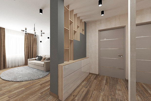 Фото из портфолио квартира 40 кв.м. – фотографии дизайна интерьеров на INMYROOM