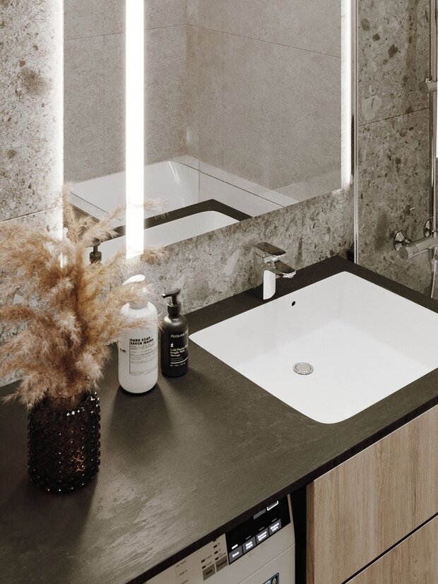 Фото из портфолио Квартира 38 кв.м в ЖК Shome – фотографии дизайна интерьеров на INMYROOM