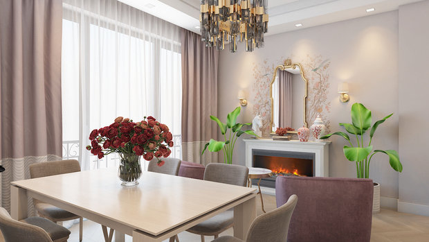 Фото из портфолио #квартирадлягульнары – фотографии дизайна интерьеров на INMYROOM
