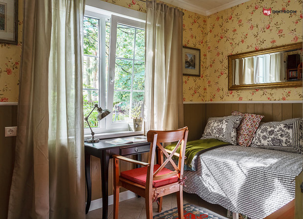 Фотография: Кабинет в стиле Прованс и Кантри, Проект недели, Дача, Подмосковье, Дом и дача, Московская область, Кратово, 4 и больше – фото на INMYROOM