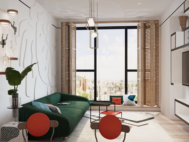 Фотография: Гостиная в стиле Современный, Восточный, Советы, маленькая гостиная, малогабаритка, Закуски, Пришли гости, Коктейли – фото на INMYROOM