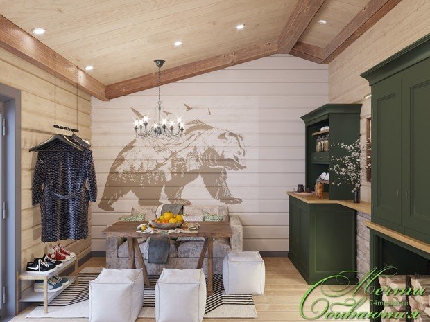 Фото из портфолио Баня как территория отдыха – фотографии дизайна интерьеров на INMYROOM