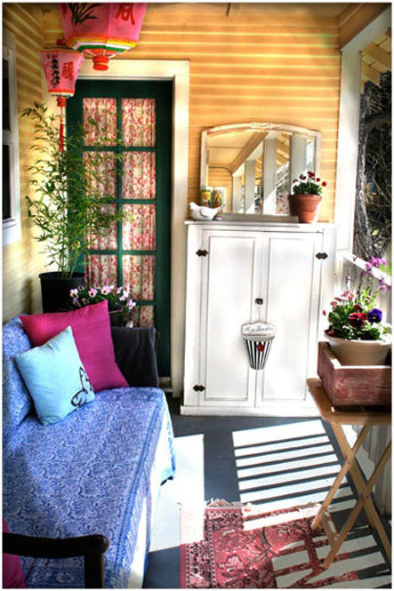 Фотография: Балкон, Терраса в стиле Прованс и Кантри, Современный, Интерьер комнат, специальная тема: балконы – фото на INMYROOM