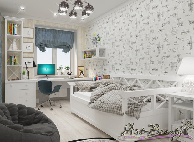Фото из портфолио Сдержанность в серых тонах – фотографии дизайна интерьеров на INMYROOM