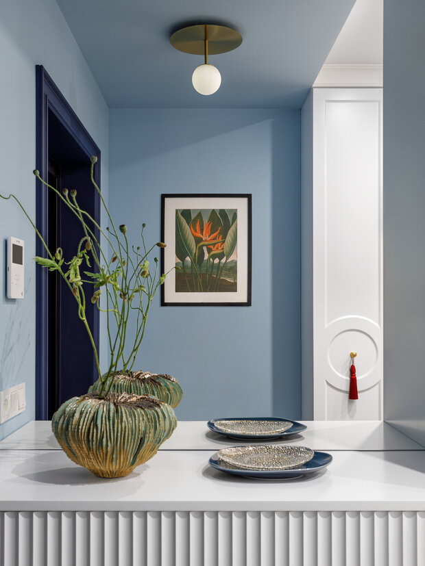 Фотография: Прихожая в стиле Современный, Эклектика, Квартира, Проект дня, Самара, Кирпичный дом, 3 комнаты, Более 90 метров, Айгуль Султанова – фото на INMYROOM