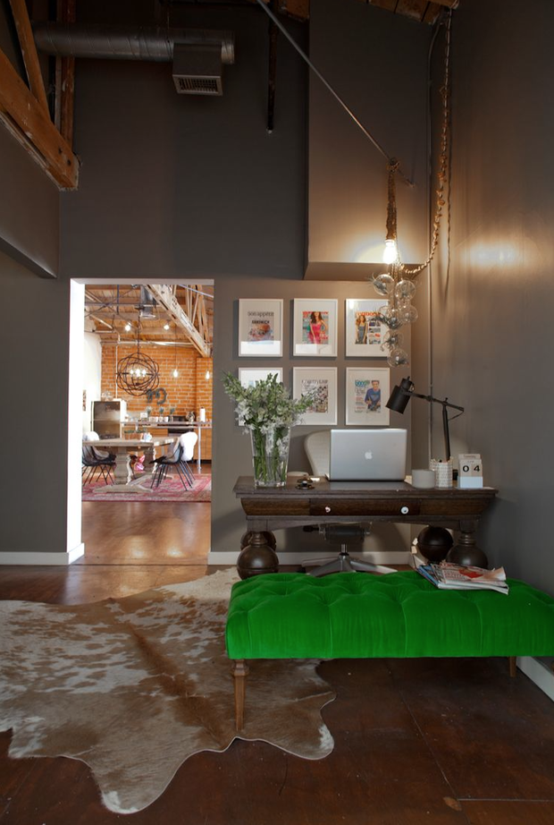 Фотография: Офис в стиле Эклектика, Квартира, Дома и квартиры – фото на INMYROOM