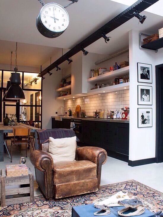 Фотография: Кухня и столовая в стиле Лофт, Дизайн интерьера, Декор, Индустриальный – фото на INMYROOM