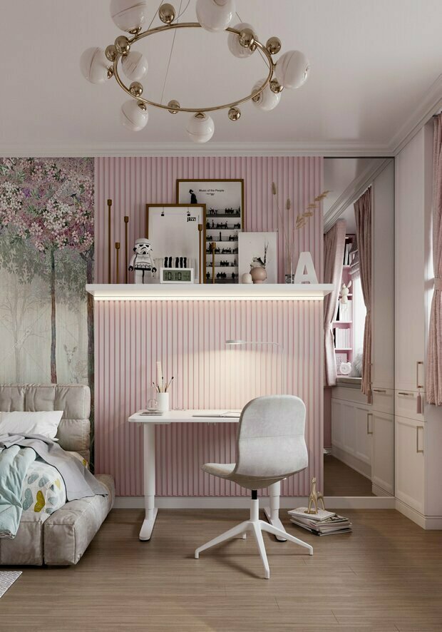 Фото из портфолио Дизайн проект "Пудра" – фотографии дизайна интерьеров на INMYROOM