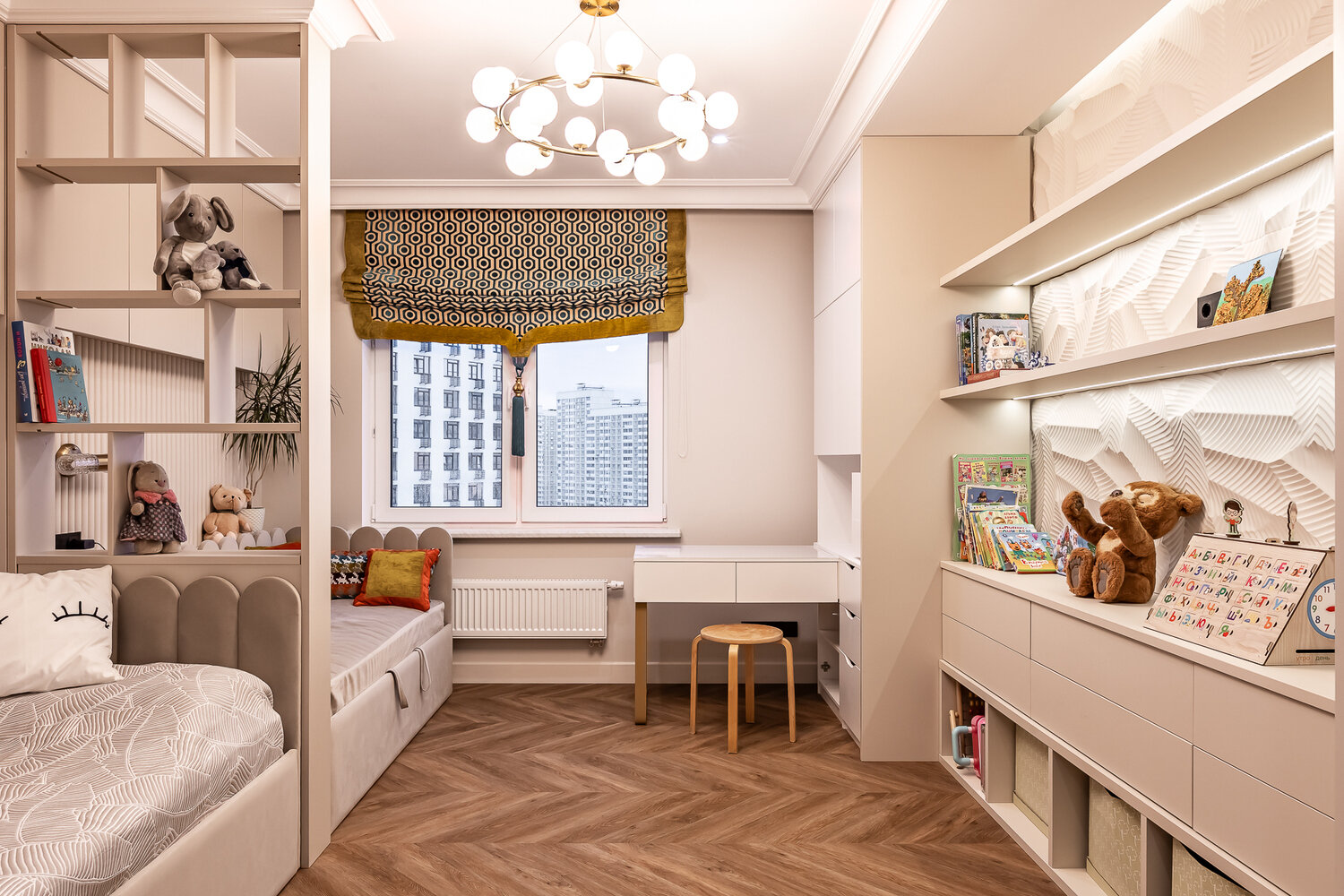 Фотография: Детская в стиле Классический, Современный, Квартира, Проект недели, 3 комнаты, 60-90 метров – фото на INMYROOM