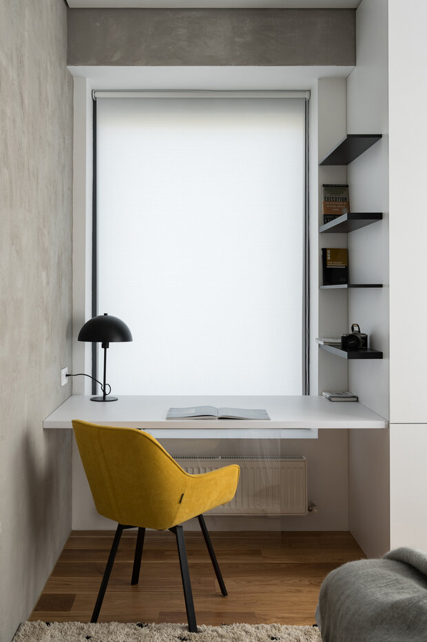 Фотография: Кабинет в стиле Минимализм, Квартира, Проект недели, Москва, 3 комнаты, 60-90 метров, Екатерина Старикова, Star Interiors – фото на INMYROOM