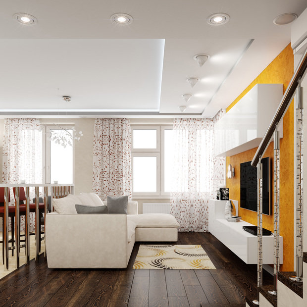 Фото из портфолио 2х этажная квартира – фотографии дизайна интерьеров на INMYROOM