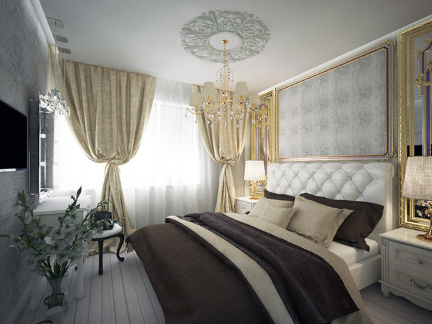 Фото из портфолио Квартира для гламурной модели – фотографии дизайна интерьеров на INMYROOM