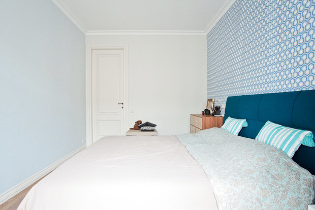 Фотография: Спальня в стиле Прованс и Кантри, Лофт, Скандинавский, Современный, Квартира, Проект недели – фото на INMYROOM