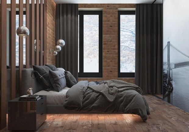 Фото из портфолио 1к квартира в стиле лофт – фотографии дизайна интерьеров на INMYROOM