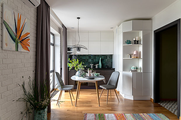 Фото из портфолио Однушка для студентки – фотографии дизайна интерьеров на INMYROOM