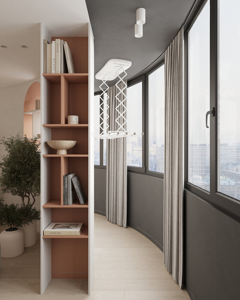 Фотография: Балкон в стиле Современный, Квартира, Проект недели, Химки, 2 комнаты, 60-90 метров, ADMstudio – фото на INMYROOM Фотография: Балкон в стиле Современный, Квартира, Проект недели, Химки, 2 комнаты, 60-90 метров, ADMstudio – фото на INMYROOM