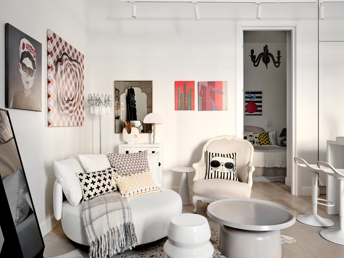 Фотография: Гостиная в стиле Эклектика, Ванная, Квартира, Студия, Москва, Гид, Анна Эрман – фото на INMYROOM Фотография: Гостиная в стиле Эклектика, Ванная, Квартира, Студия, Москва, Гид, Анна Эрман – фото на INMYROOM