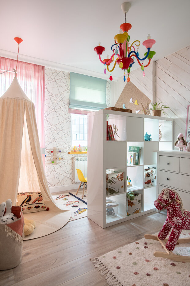 Фотография: Детская в стиле Современный, Эклектика, Квартира, Проект недели, Москва, 3 комнаты, 60-90 метров, Татьяна Архипова – фото на INMYROOM
