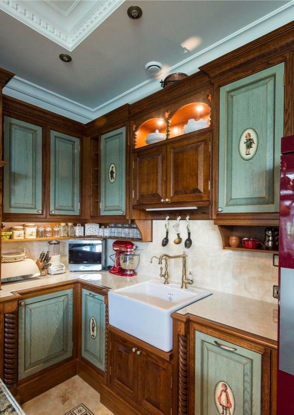 Фото из портфолио Кухня для художницы в английском стиле  – фотографии дизайна интерьеров на INMYROOM