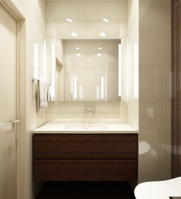 Фото из портфолио 08 Загородный дом в КП "Бристоль" – фотографии дизайна интерьеров на INMYROOM