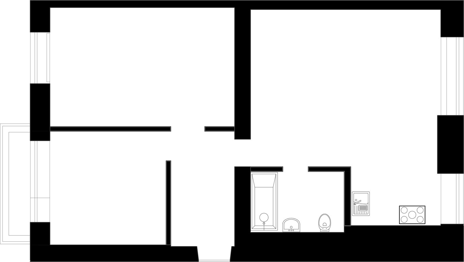 Обмерный план