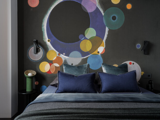 Фотография: Спальня в стиле Современный, Минимализм, Квартира, Проект дня, Москва, 2 комнаты, 60-90 метров, Анастасия Дубовскова, ЖК «Яуза Парк» – фото на INMYROOM