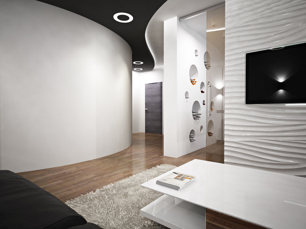 Фото из портфолио Черное и белое  – фотографии дизайна интерьеров на INMYROOM