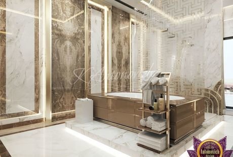 Bathroom design in a modern style from Katrina Antonovich